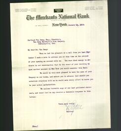 Letterhead - The Merchants National Bank