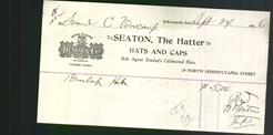 To Seaton, The Hatter Dr.