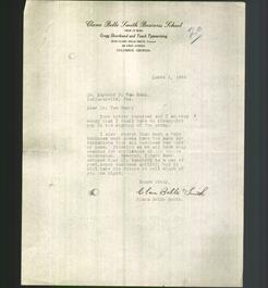 Letterhead - Clara Belle Smith Business School