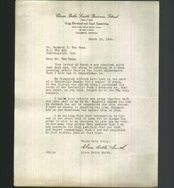 Letterhead - Clara Belle Smith Business School