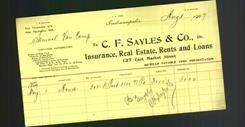 Letterhead - C.F. Sayles & Co.