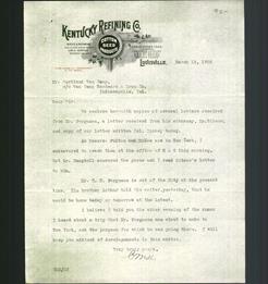Letterhead - Kentucky Refining Company