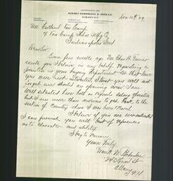 Letterhead - Albany Hardware & Iron Co.