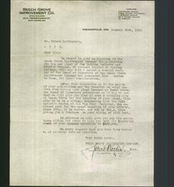 Letterhead - Beech Grove Improvement Co.