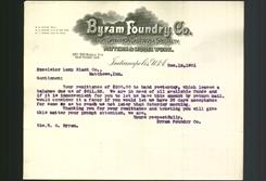 Letterhead - Byram Foundry Co.