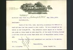 Letterhead - Byram Foundry Co.