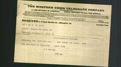 Letterhead - The Western Union Telegraph Company