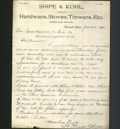 Letterhead - Shipe & Kohl