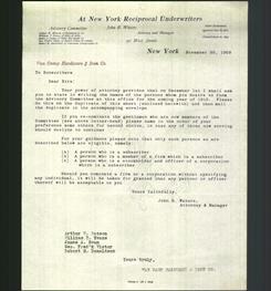 Letterhead - At New York Reciprocal Underwriters