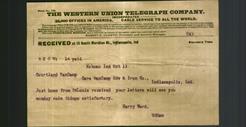 Letterhead - The Western Union Telegraph Company