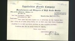 Letterhead - Appalachian Marble Company