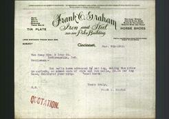 Letterhead - Frank C. Graham