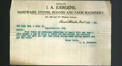 Letterhead - J.A. Juergens