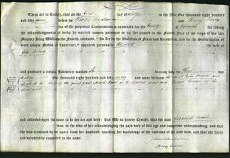 Deed by Married Women - Elizabeth Grimes-Original Ancestry