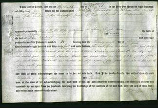 Deed by Married Women - Elizabeth Hutchin, Sarah Ann Clarke and Susan Cracknell-Original Ancestry