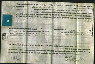 Deed by Married Women - Miriam Amelia Fox-Original Ancestry