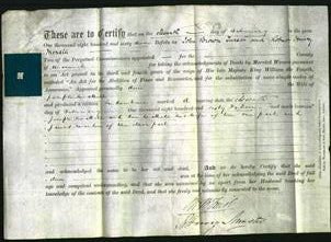 Deed by Married Women - Ann Cattell-Original Ancestry