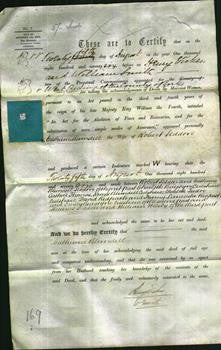 Deed by Married Women - Catherine Blundell Seddon-Original Ancestry