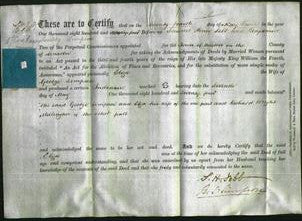 Deed by Married Women - Eliza Simpson-Original Ancestry
