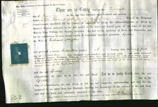 Deed by Married Women - Grace Hughes-Original Ancestry