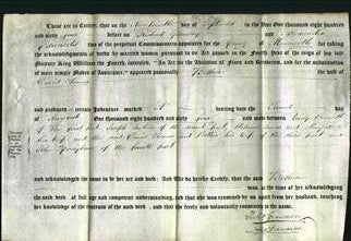 Deed by Married Women - Bethia Thomas-Original Ancestry
