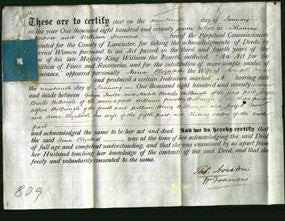 Deed by Married Women - Anna Elizabeth Town-Original Ancestry