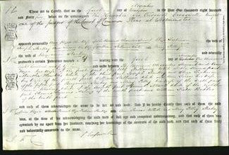 Deed by Married Women - Ann Kezia Stewart, Elizabeth Trotman Starkey, Ann Turner White and Mary Pilley Starkey-Original Ancestry