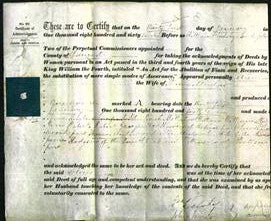 Deed by Married Women - Alice Andow-Original Ancestry