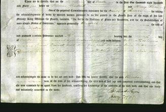 Deed by Married Women - Elizabeth Woolton-Original Ancestry