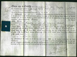 Deed by Married Women - Rebecca Lewis-Original Ancestry