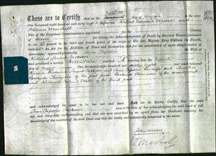 Deed by Married Women - Ann Tapson Jackson-Original Ancestry