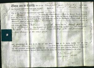 Deed by Married Women - Eliza Nuthall-Original Ancestry