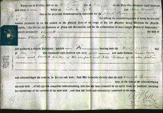 Deed by Married Women - Charlotte Purves-Original Ancestry