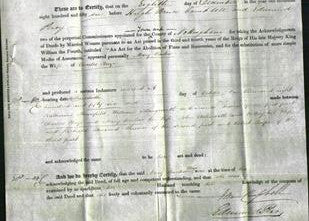Deed by Married Women - Mary Barlow Claye-Original Ancestry
