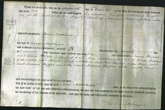 Deed by Married Women - Ann Matthews-Original Ancestry