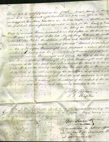 Deed by Married Women - Selina Wainewright-Original Ancestry