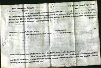 Deed by Married Women - Sarah Jane Braithwaite-Original Ancestry