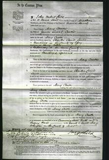 Court of Common Pleas - Mary Cooke-Original Ancestry