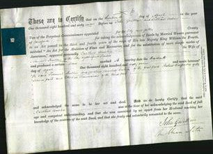 Deed by Married Women - Caroline Amelia Bullen-Original Ancestry