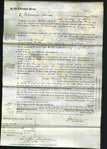 Court of Common Pleas - Frances Broadwood-Original Ancestry