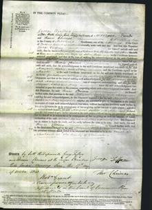 Court of Common Pleas - Margaret Kear, Sophia Kear and Mary Kear-Original Ancestry