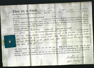 Deed by Married Women - Elizabeth Parkin-Original Ancestry