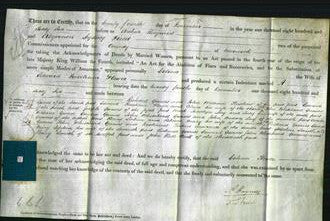 Deed by Married Women - Celina Flower-Original Ancestry