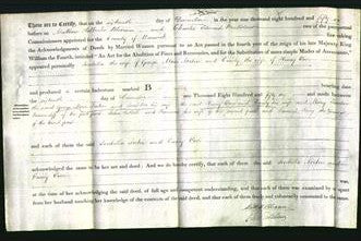 Deed by Married Women - Isabella Norton and Emily Over #2-Original Ancestry
