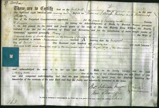 Deed by Married Women - Mary Wells-Original Ancestry