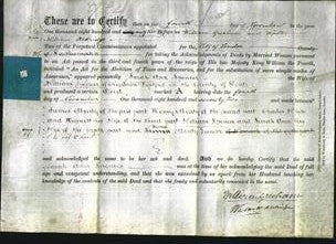 Deed by Married Women - Sarah Ann Spencer-Original Ancestry