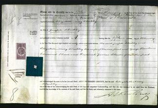 Deed by Married Women - Elizabeth Mary Checkley-Original Ancestry