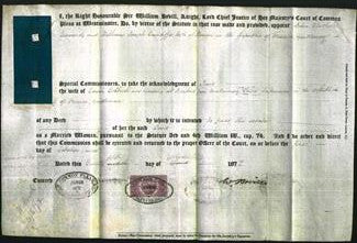 Appointment of Special Commissioners - John Whitfield Edwards and William Joseph Cunliffe-Original Ancestry