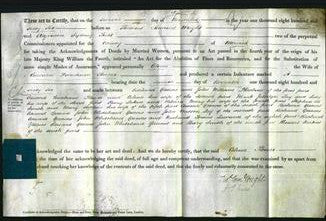 Deed by Married Women - Celina Flower #5-Original Ancestry