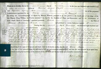 Deed by Married Women - Celina Flower #6-Original Ancestry